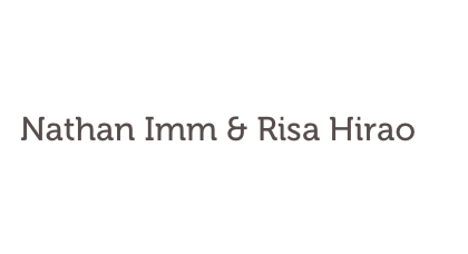Nathan Imm & Risa Hirao